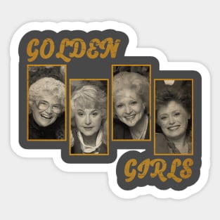 CENTER of GOLDEN GIRLS Sticker